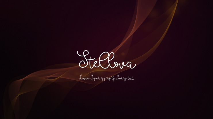 Stellova Font