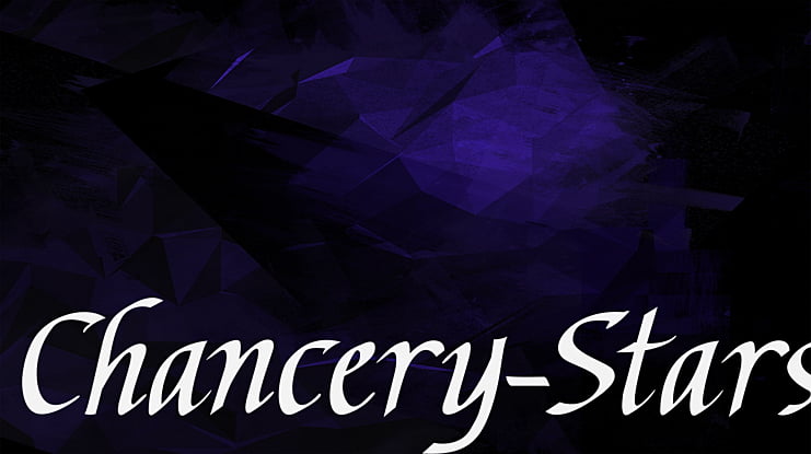 Chancery-Stars Font