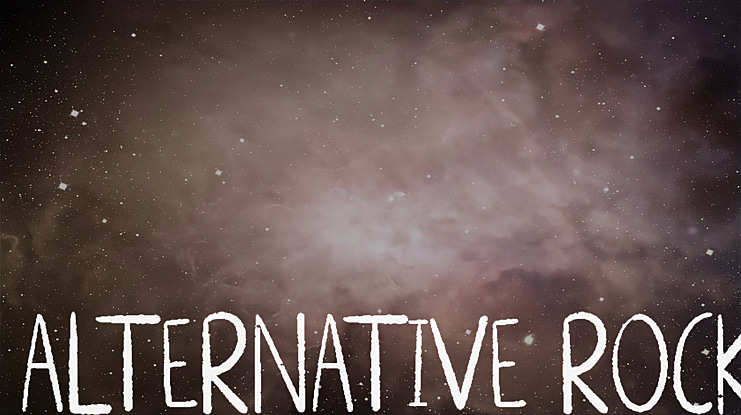 ALTERNATIVE ROCK Font Family