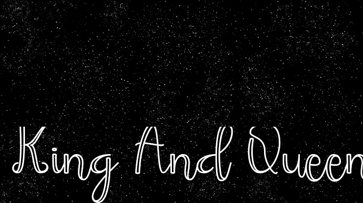 King And Queen Font