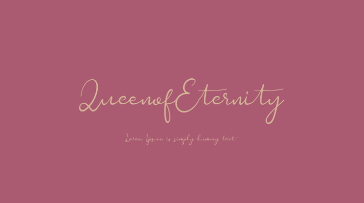 QueenofEternity Font