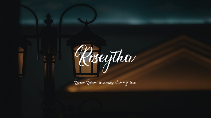 Roseytha Font