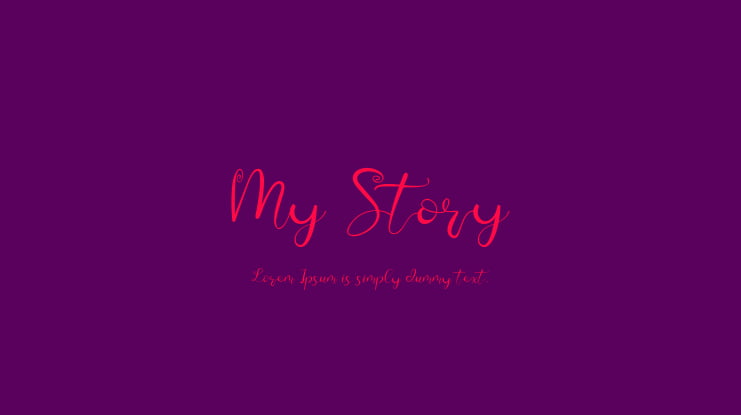 My Story Font
