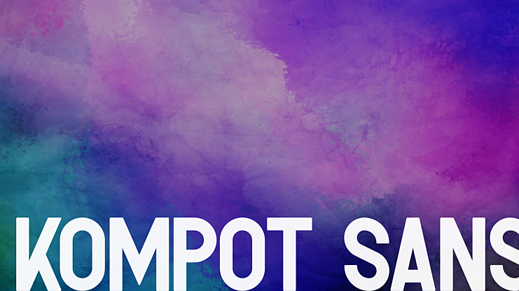 Kompot Sans Font