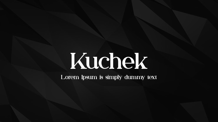 Kuchek Font