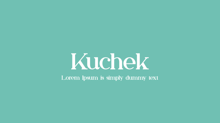 Kuchek Font