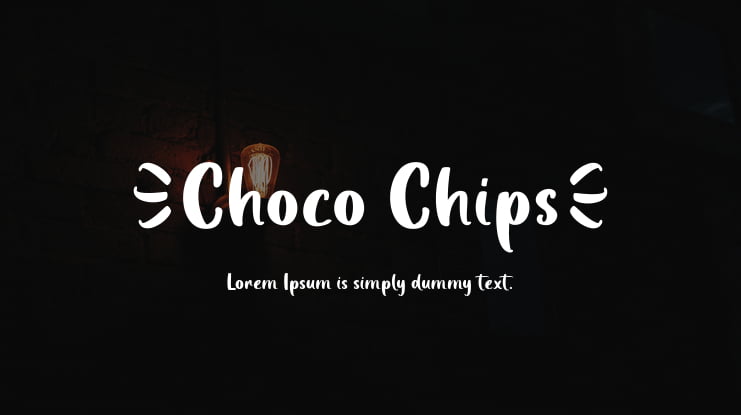 Choco Chips Font