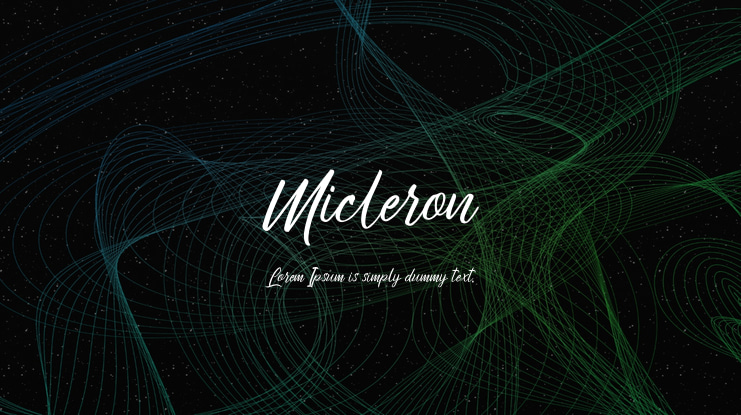 Micleron Font