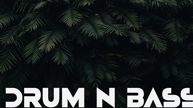 Drum N Bass Font Family