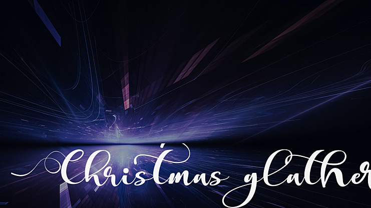 Christmas glather Font