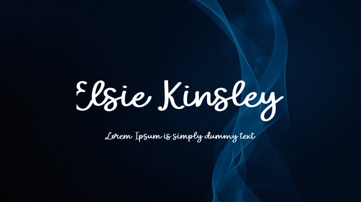 Elsie Kinsley Font Family