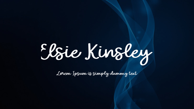 Elsie Kinsley Font Family