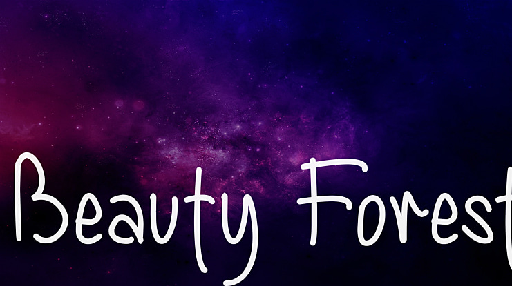 Beauty Forest Font