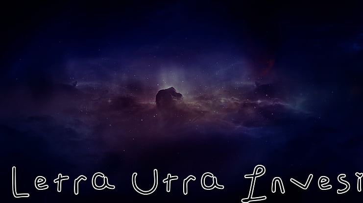 Letra Utra Invesil Font