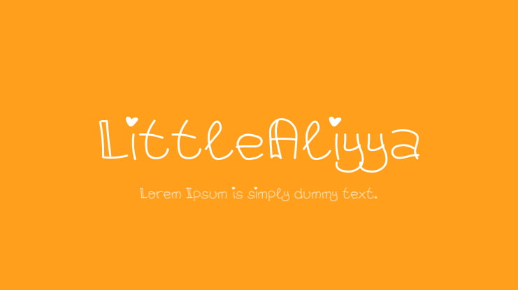 LittleAliyya Font