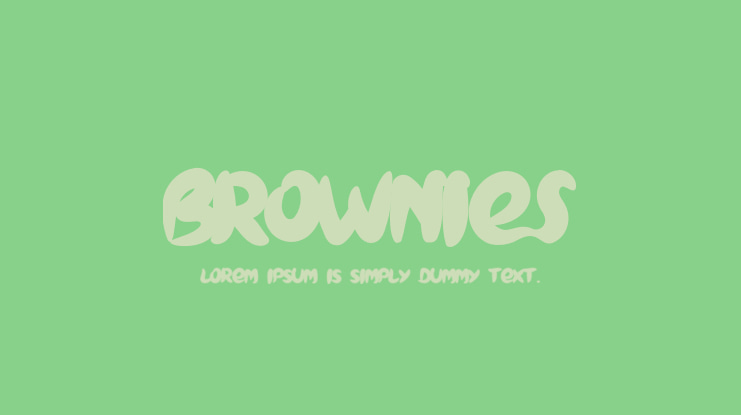 BROWNIES Font