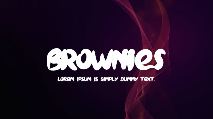 BROWNIES Font