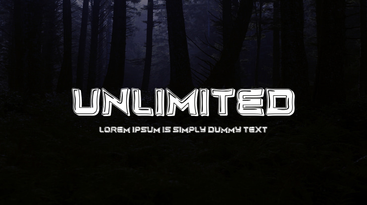 Unlimited Font Family