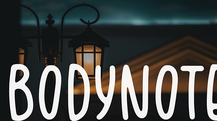 BODYNOTE Font