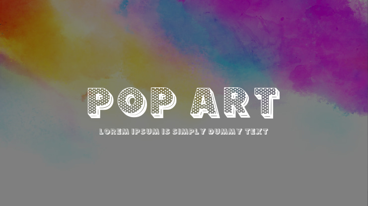 Pop Art Font