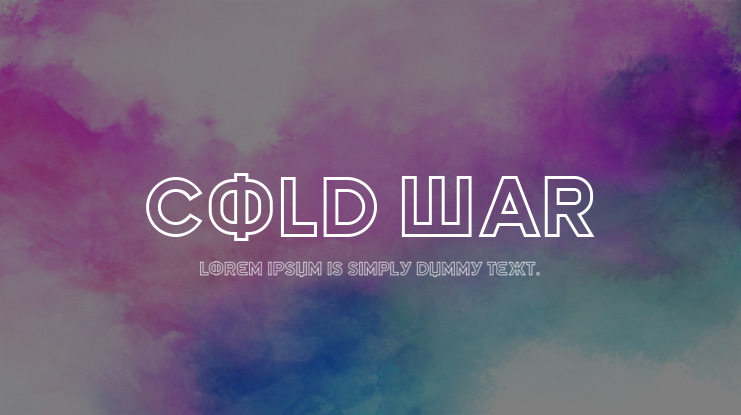 Cold War Font