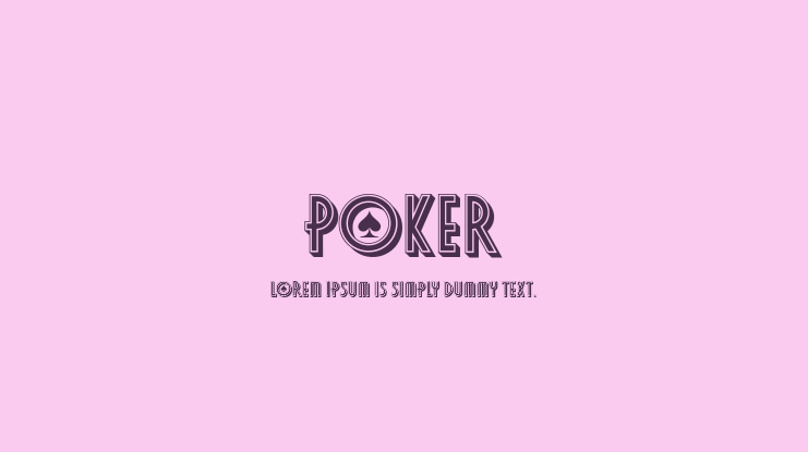 Poker Font