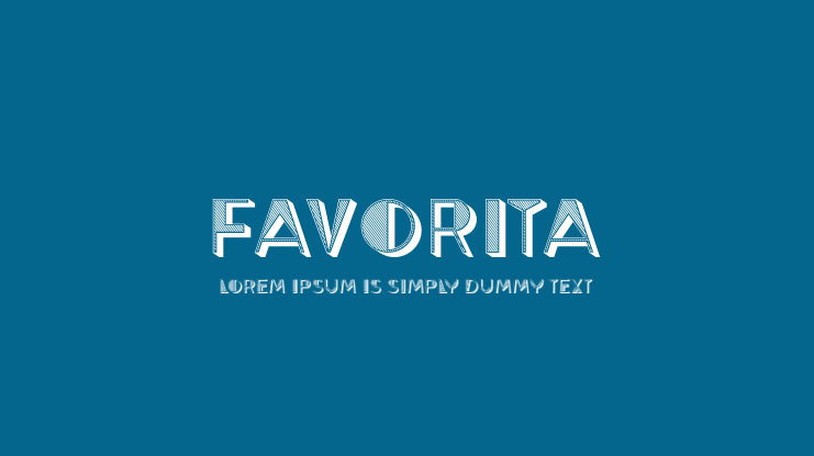 Favorita Font