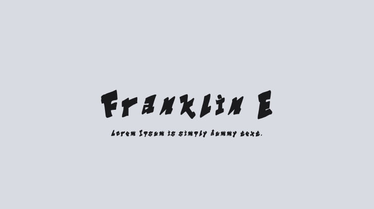 Franklin E Font