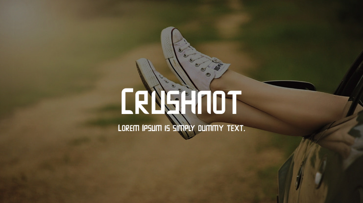 Crushnot Font Family