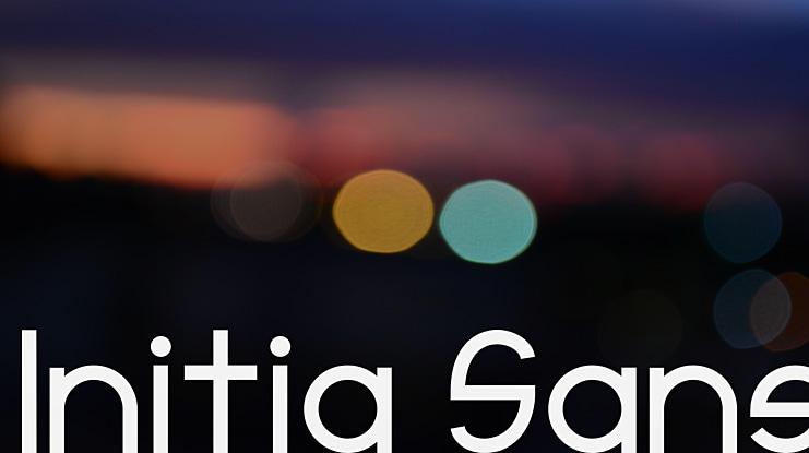 Initia Sans Font