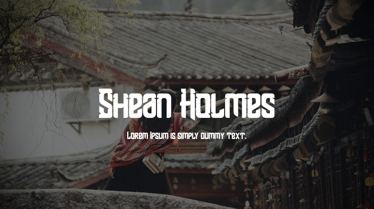Shean Holmes Font Family