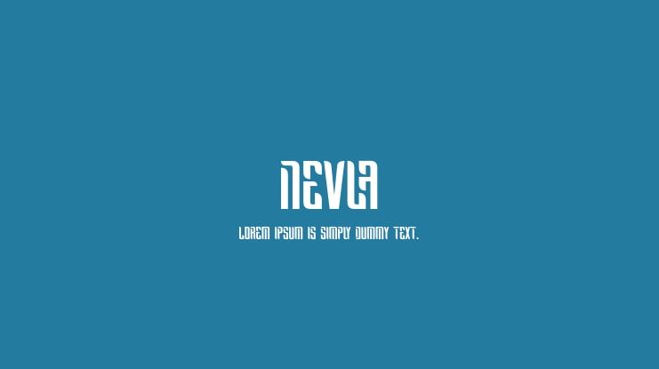 Nevla Font Family