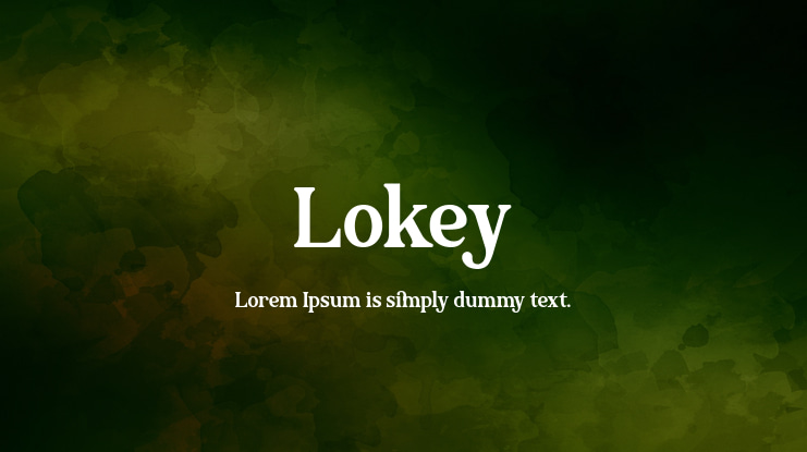 Lokey Font Family