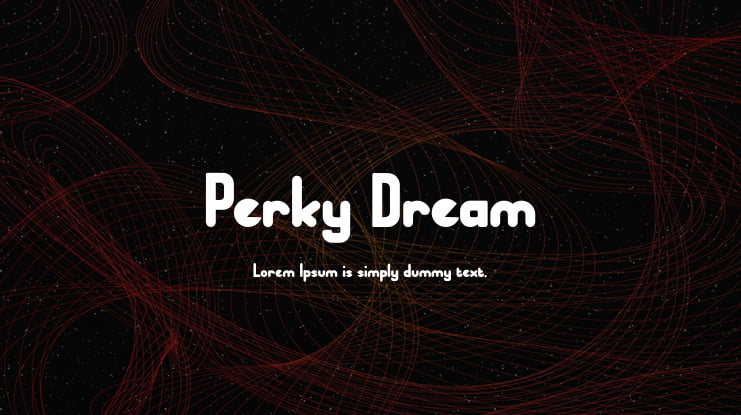 Perky Dream Font
