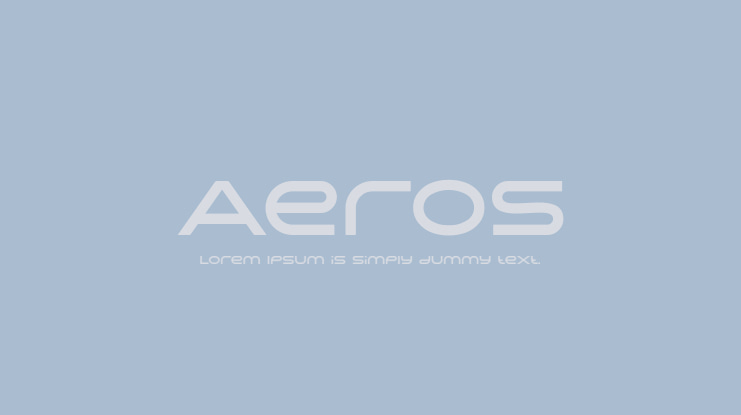 Aeros Font