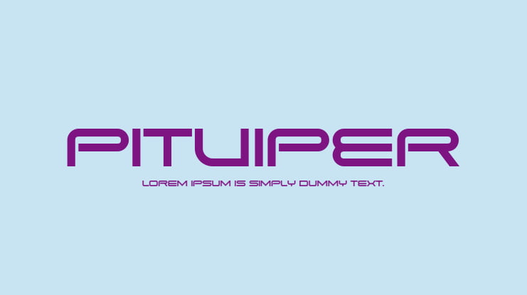 Pitviper Font