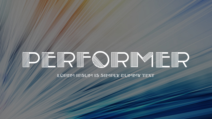 Performer Font