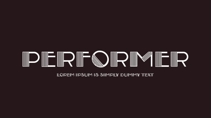 Performer Font