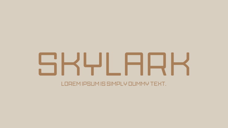 Skylark Font Family