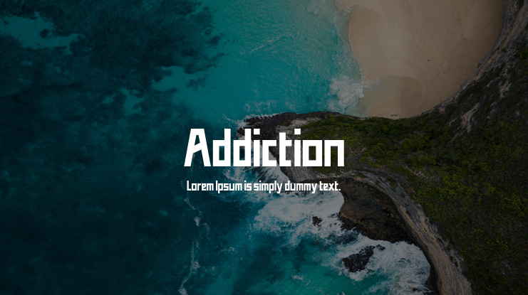 Addiction Font Family