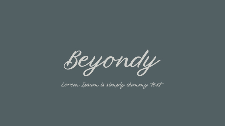 Beyondy Font