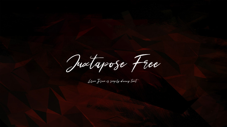Juxtapose Free Font