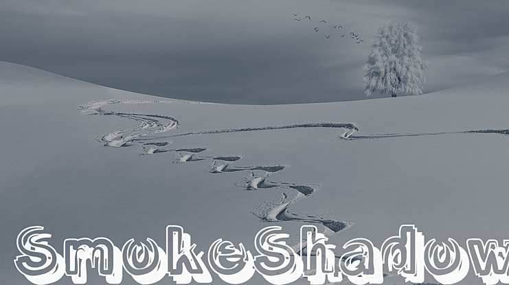 Smoke Shadow Font Family