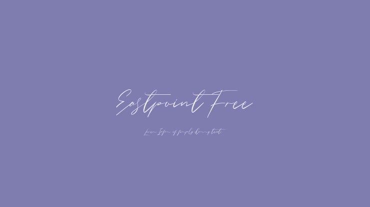 Eastpoint Free Font