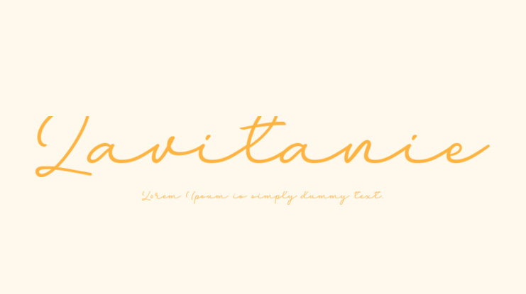 Lavitanie Font