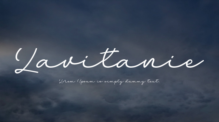 Lavitanie Font