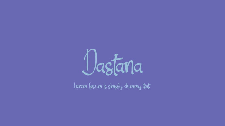 Dastana Font