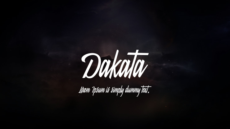 Dakata Font