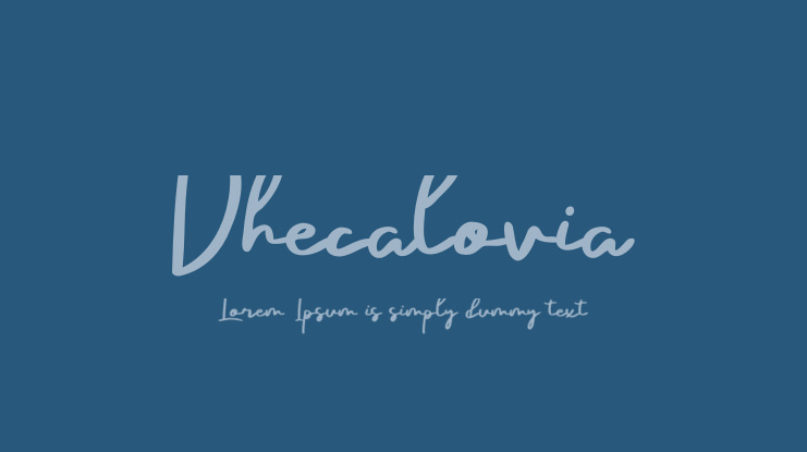 Dhecalovia Font