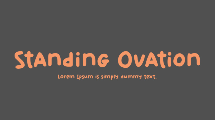 Standing Ovation Font